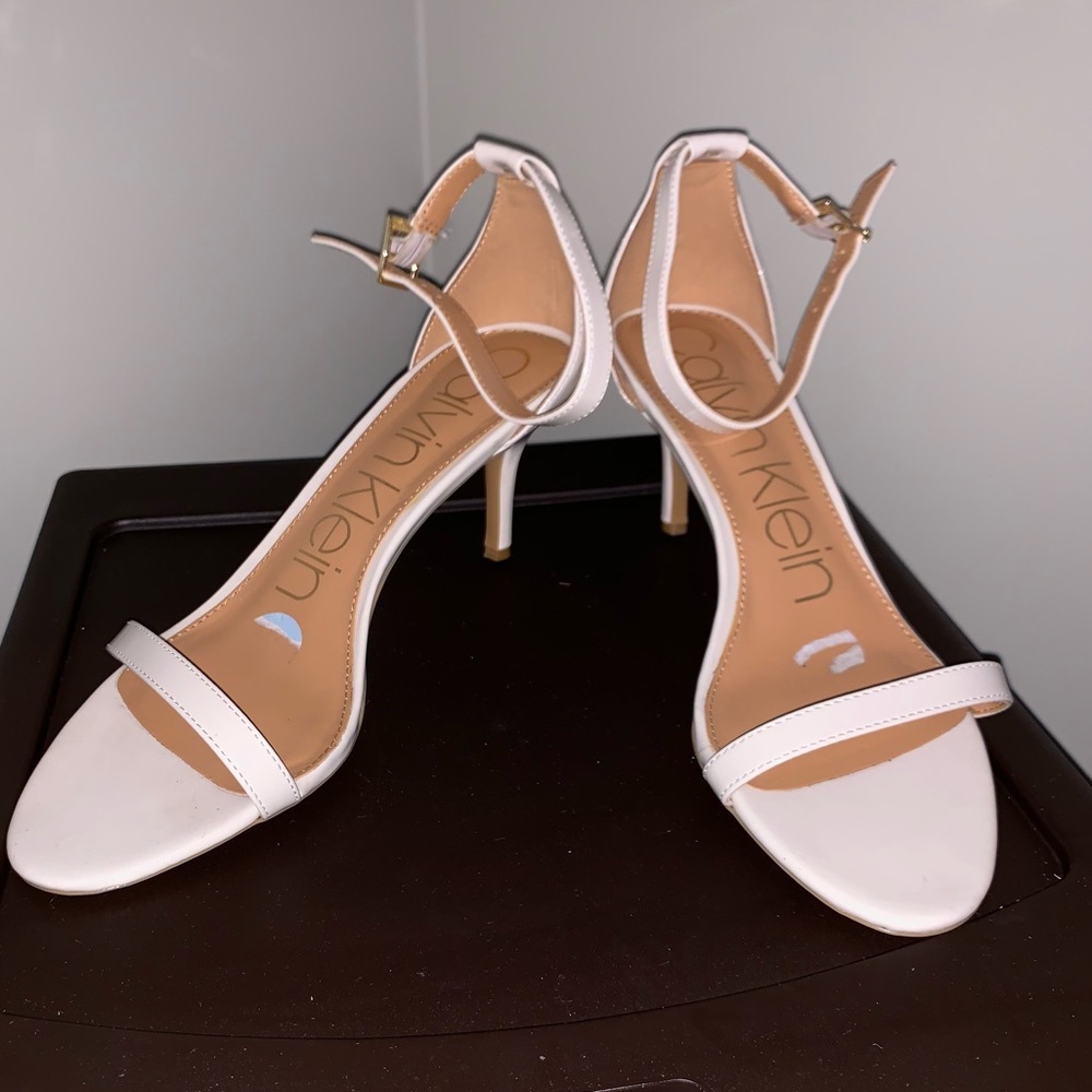 Worn once! Calvin klein mini heels